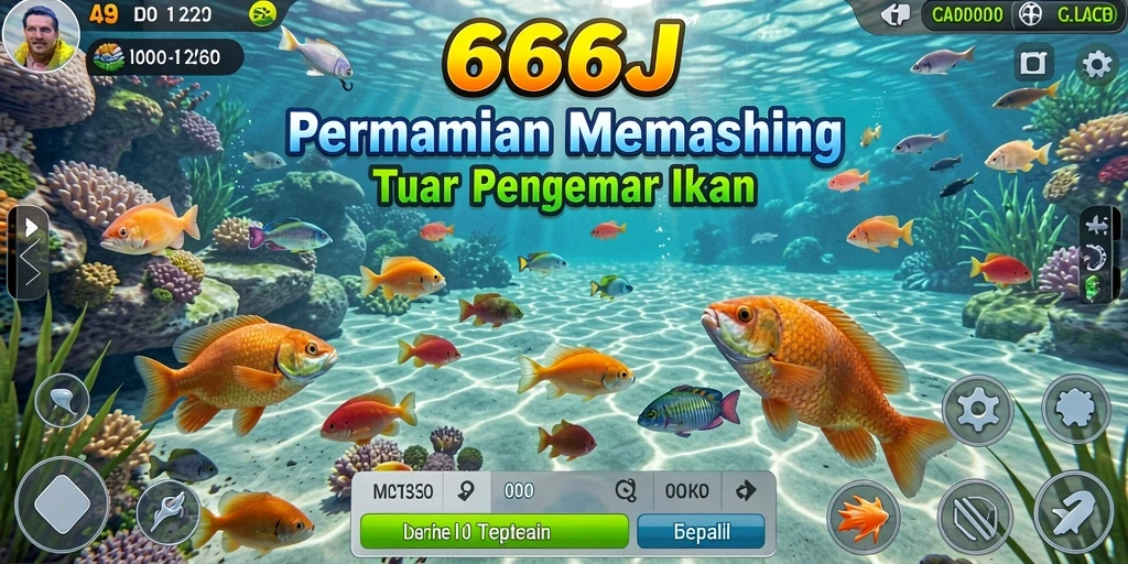 Tangkapan ikan besar dalam gameplay 666J yang menakjubkan.