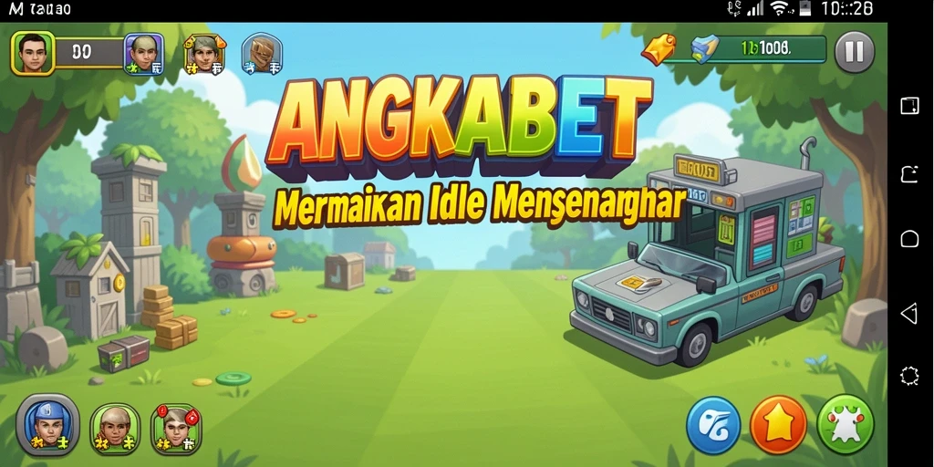 Tampilan gameplay Idle yang menarik di ANGKABET.