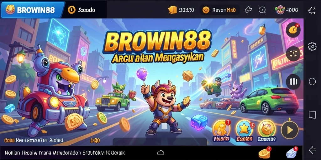 Screenshot dari gameplay seru BROWIN88 yang menampilkan aksi Arcade mendebarkan.