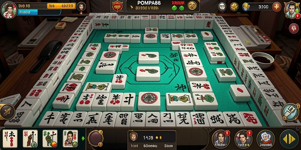 Gameplay POMPA88 yang seru dan mengasyikkan dalam Mahjong.