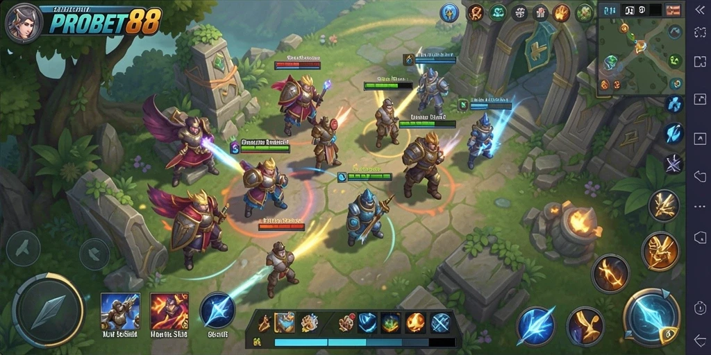 Tangkapan layar menampilkan aksi gameplay SLG PROBET88 yang seru dan mendebarkan.