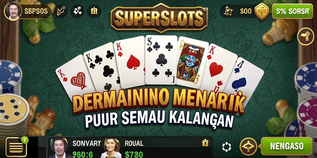 Tampilan menakjubkan dari gameplay SUPERSLOTS yang mengasyikkan.