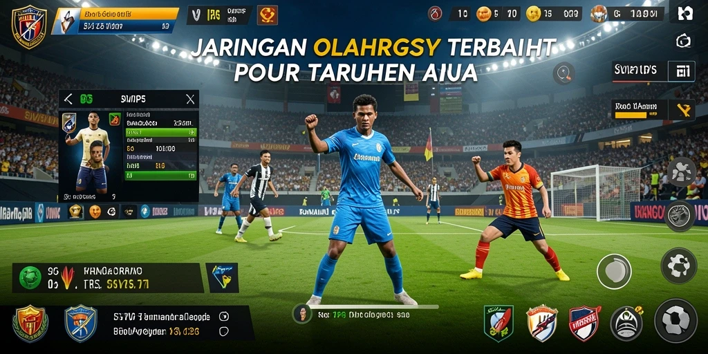 Screenshot SVIP5 menampilkan antarmuka taruhan olahraga yang interaktif dan menarik.