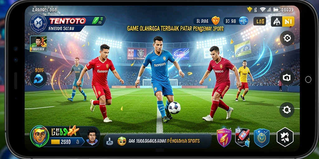 Tangkapan layar menunjukkan aksi seru dalam gameplay TENTOTO.